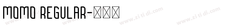 Momo Regular字体转换
